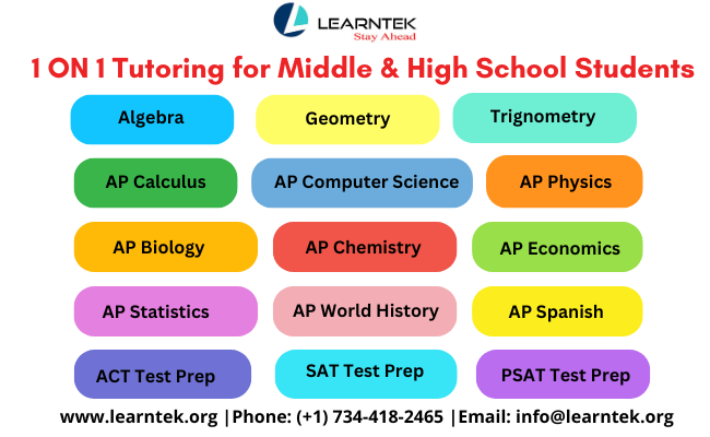 AP Calculus-Physics-Chemistry-Biology Tutoring